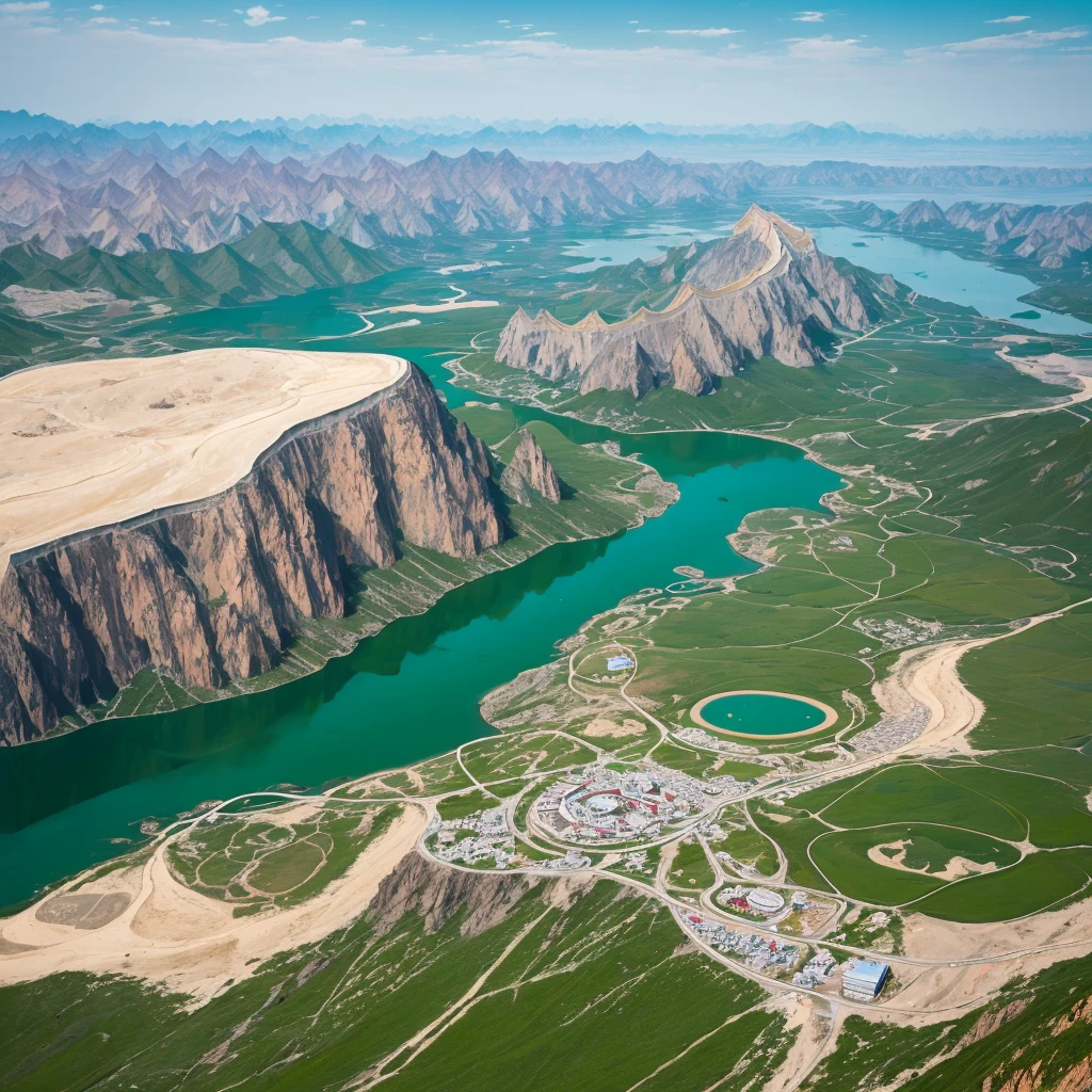 zhangye national geopark.