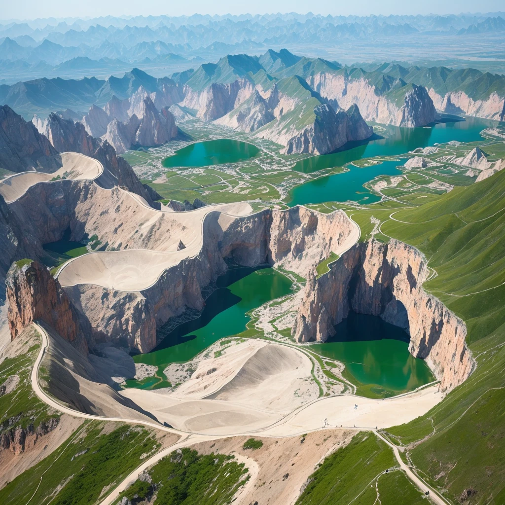 zhangye national geopark.
