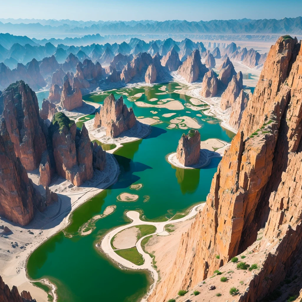 zhangye national geopark.