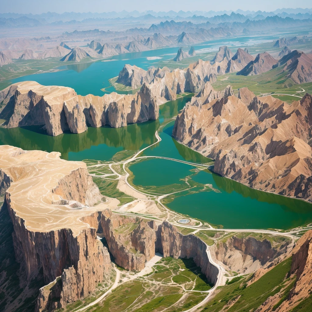 zhangye national geopark.