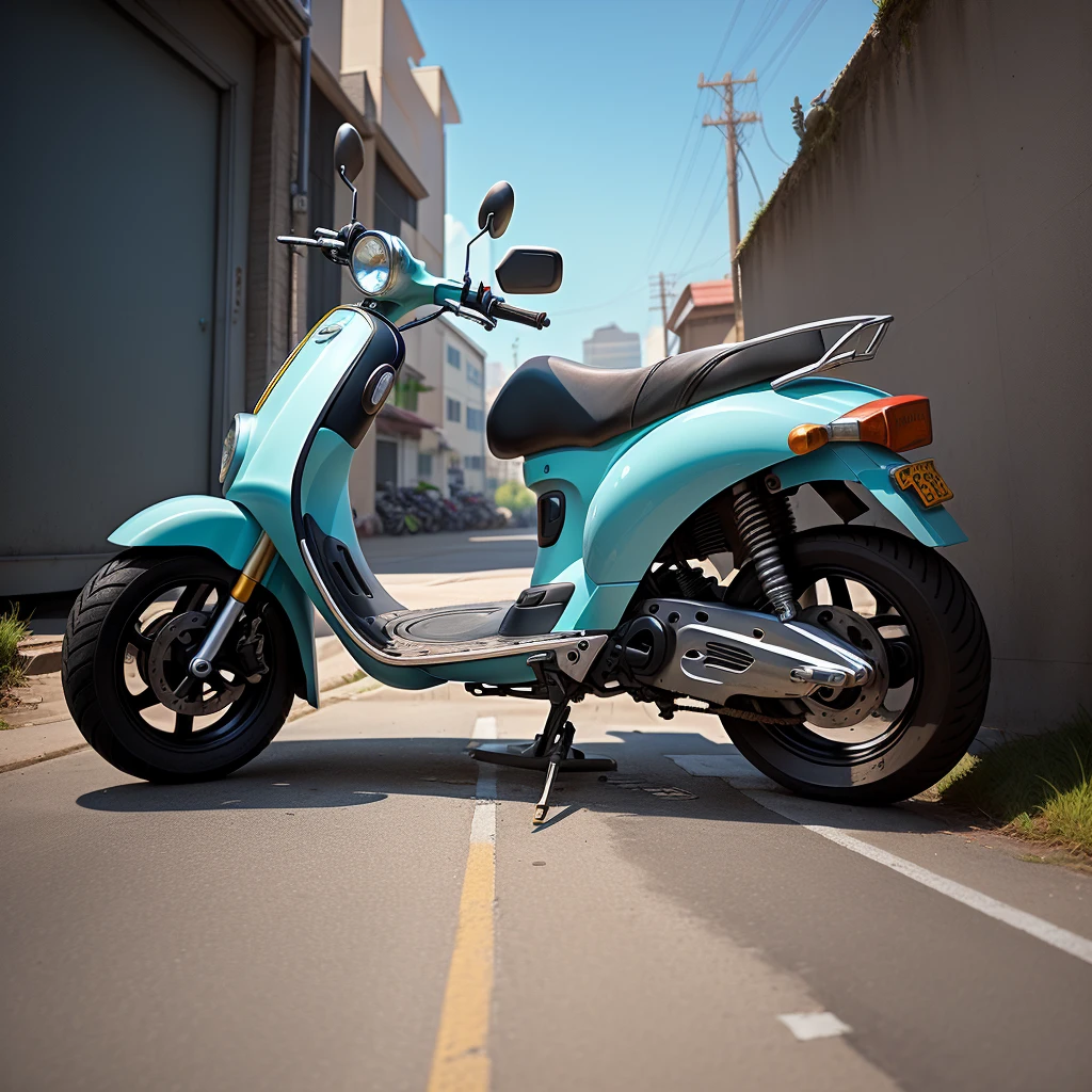 Scooter mechanic,customer,use wrench hit his head