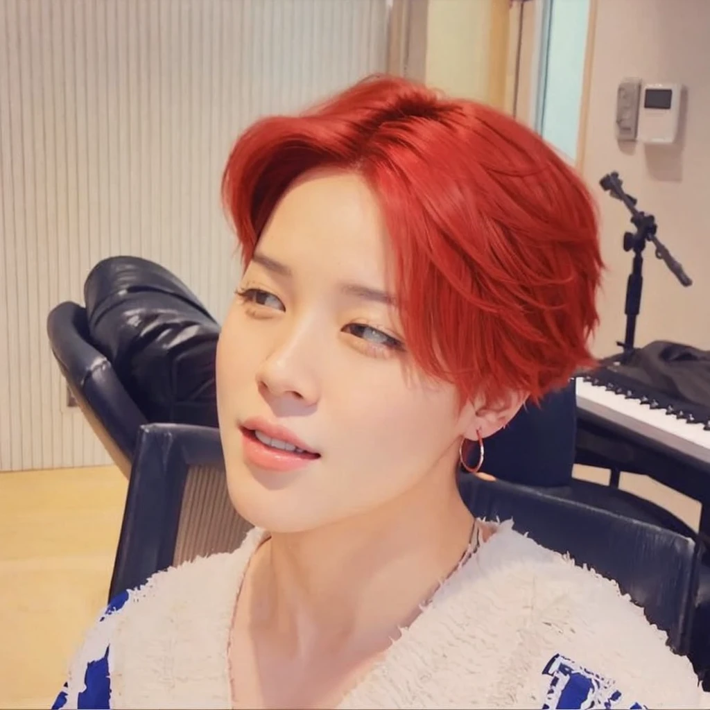 Jimin red hair