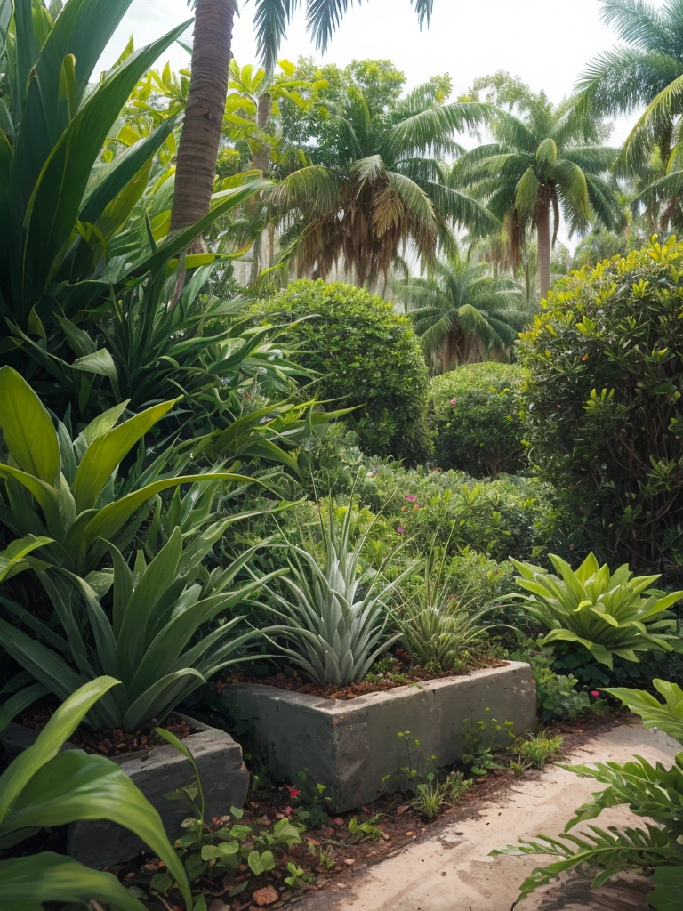 air plants growing in Florida in nature.