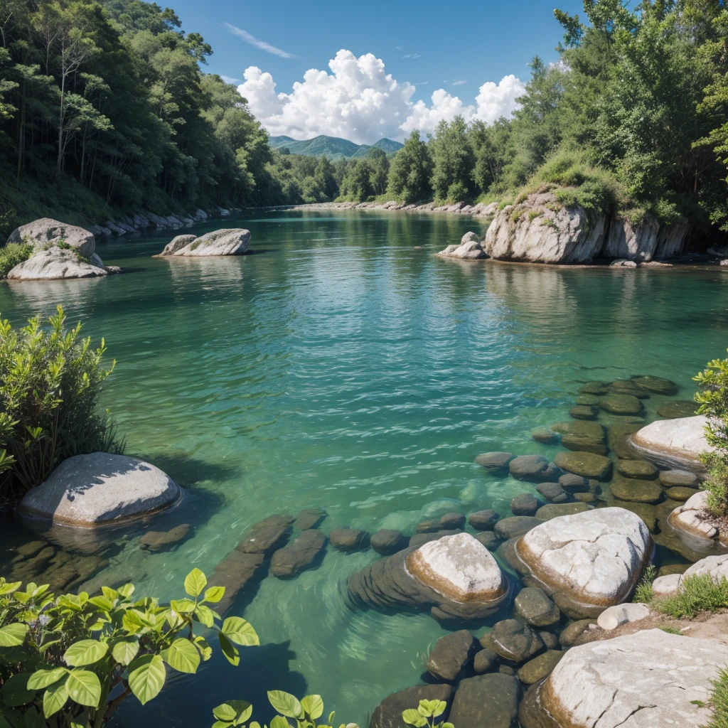 Background honas in the water. nature
