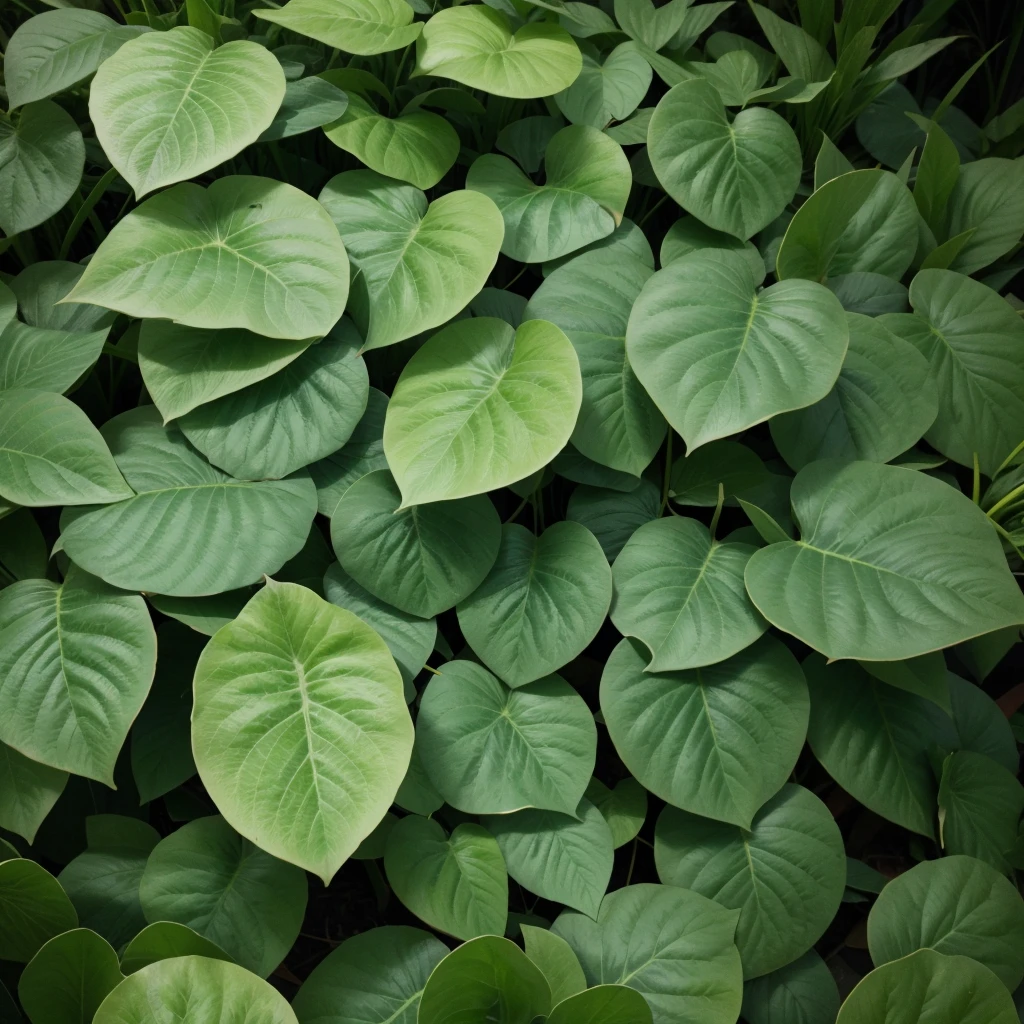 Background agua con hojas