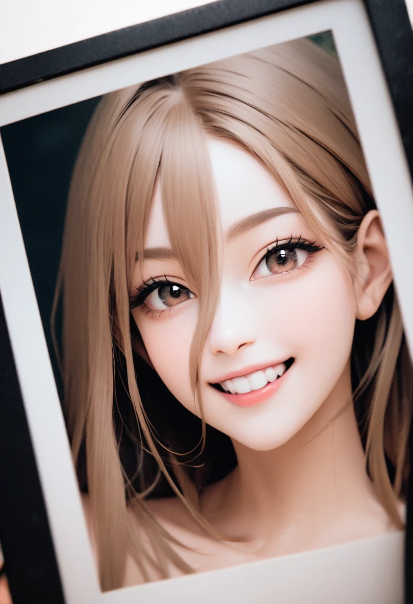 portrait photo, looking at the viewer, beautiful smile