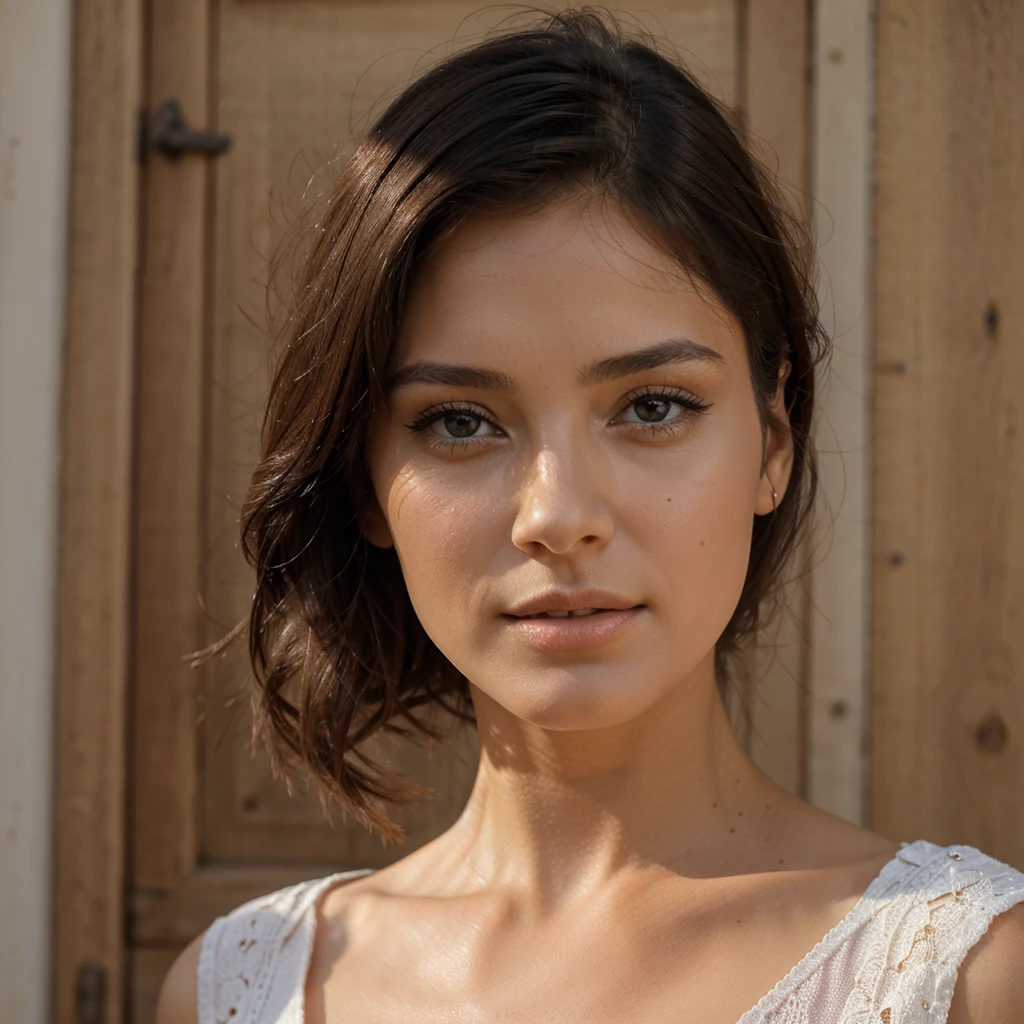 cette femme me regarde de face