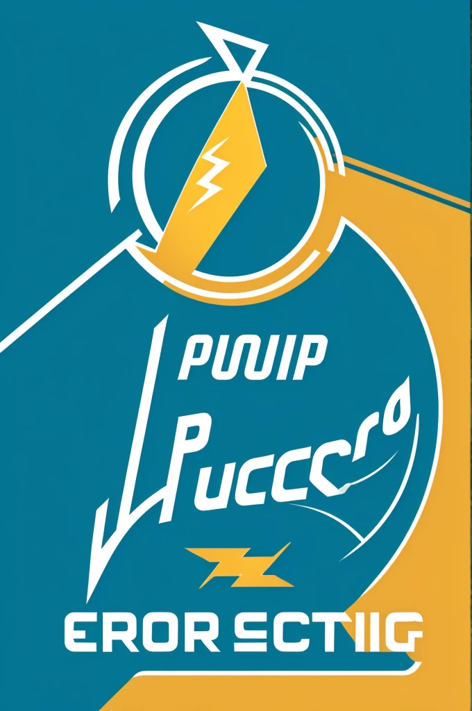 create an electricity logo that says: PUPO E' LIMA FC.