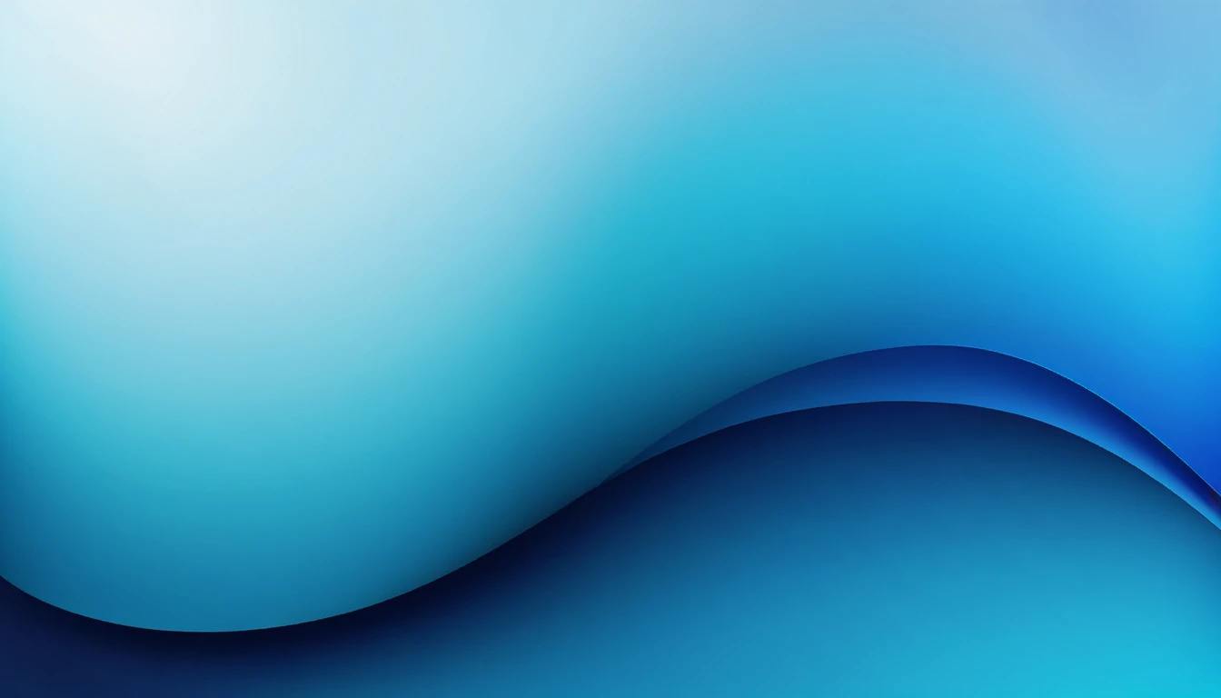 Produce an artistic blue gradient background with a gradient that smoothly shifts from turquoise to midnight blue, ideal for sophisticated designs.

