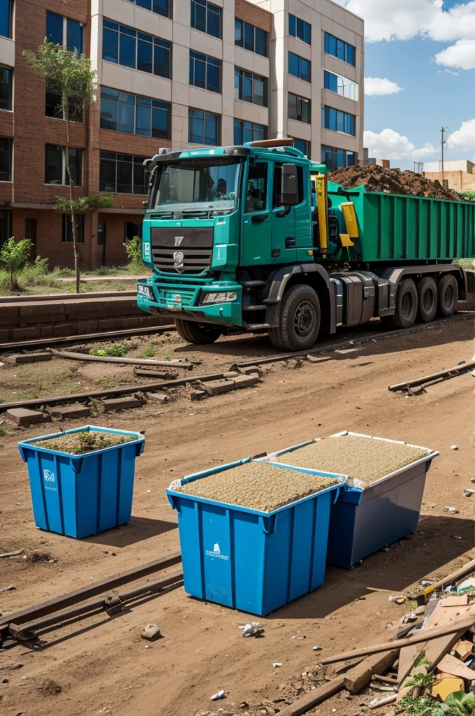 Machine to create ecological bricks from age
