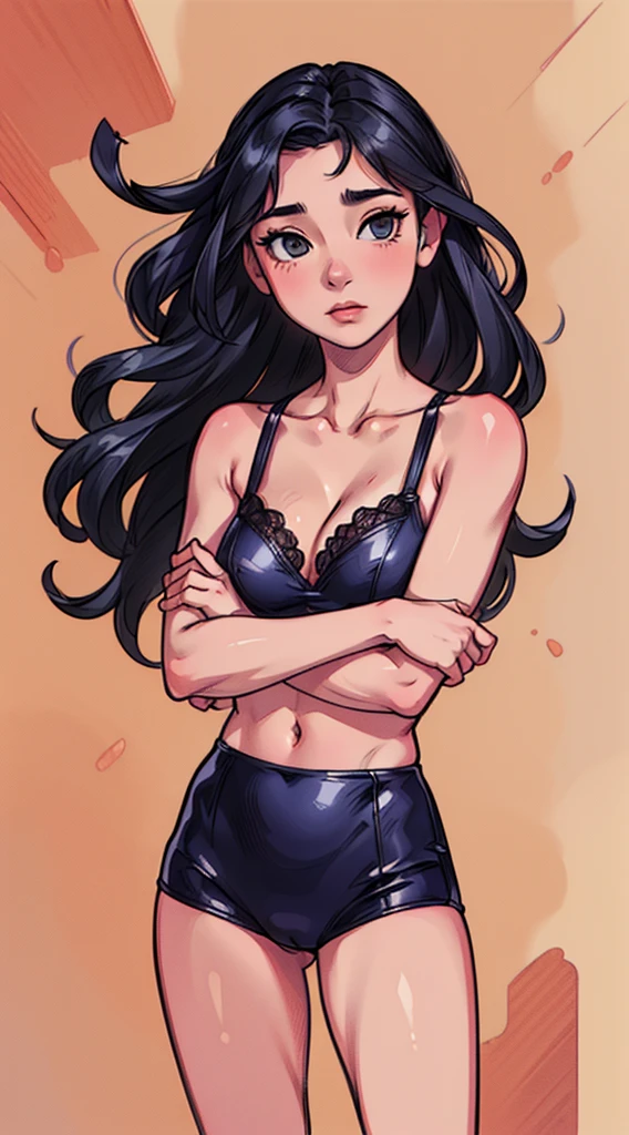 (best quality,4k,8k,highres,masterpiece:1.2),ultra-detailed,(realistic,photorealistic,photo-realistic:1.37),illustration by artgerm and gerald brom, attractive woman, perfect body, hyperfeminine curves, cute and playful pose, vibrant, expressive