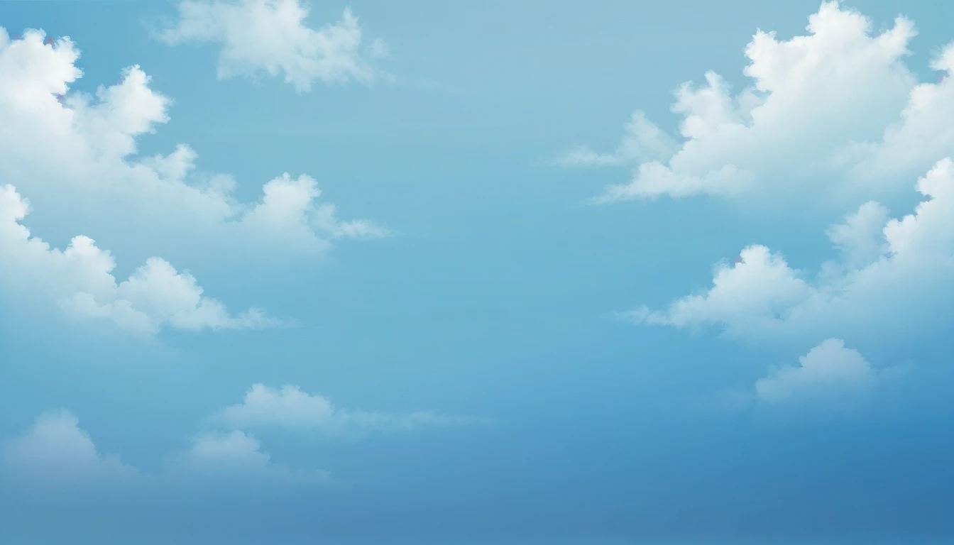 Design a calming blue gradient background inspired by the colors of a clear summer sky, blending baby blue with hints of wispy clouds.