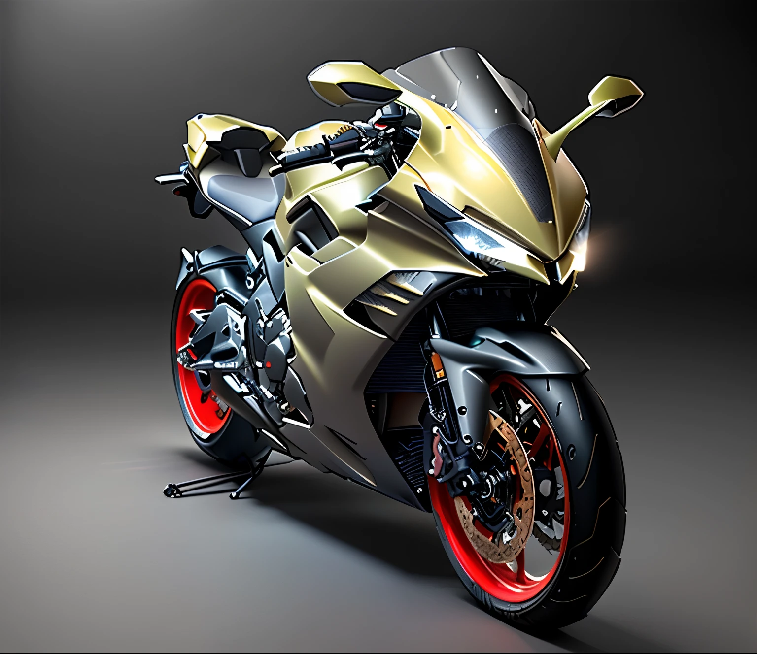 arafed motorcycle with a red rim and a black body, motorcycle concept art, 3D Rendering, 3D Rendering N-9, futuristic motorcycle, Airbrush Rendering, daniel maidman octane rendering, 3d rendering octane, 3d rendering octane, Cycle Rendering, motorcycle, Loop 3D rendering, Extreme Rendering, concept mask, black octane rendering, Rendering in KeyShot