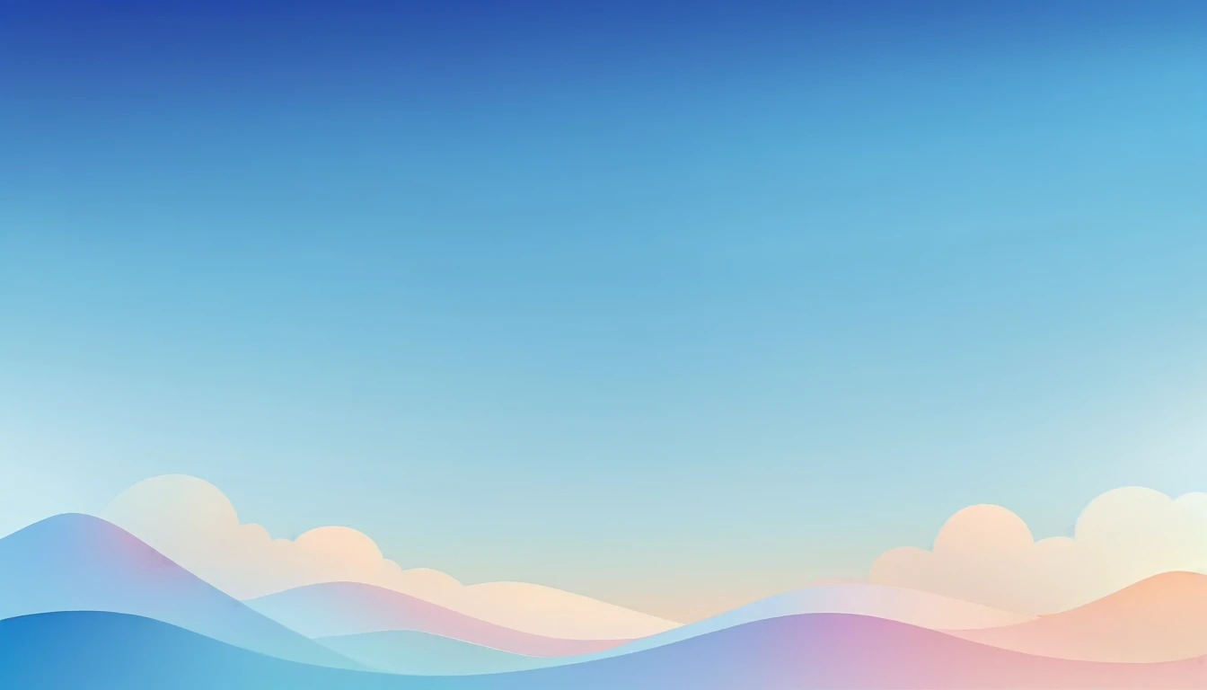 Design a calming blue gradient background inspired by the colors of a clear summer sky