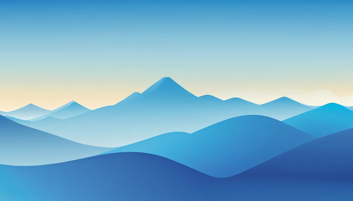 Design a calming blue gradient background inspired by the colors of a clear summer sky