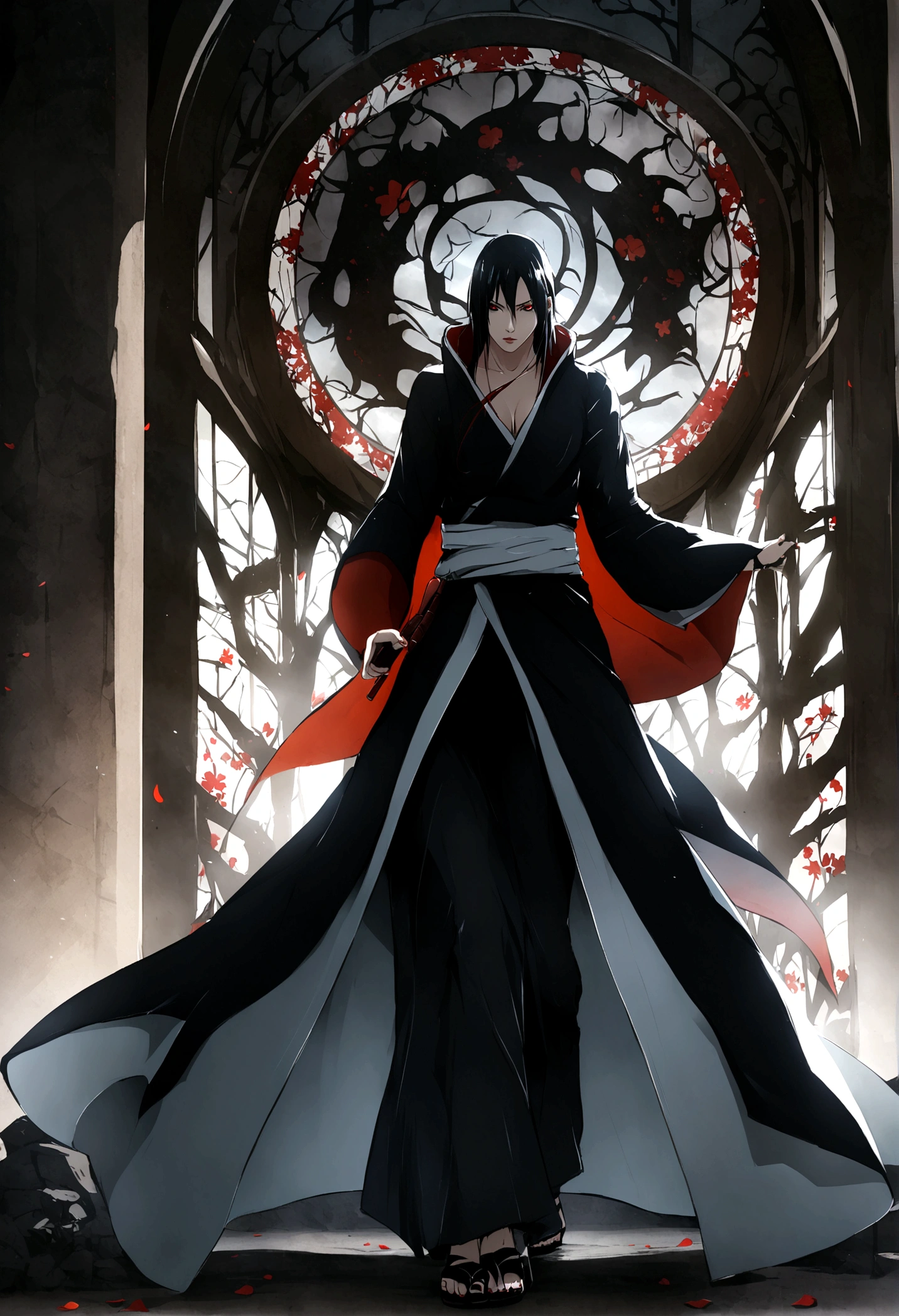 Itachi Uchiha from Naruto, tout le corps, Robe Akatsuki,