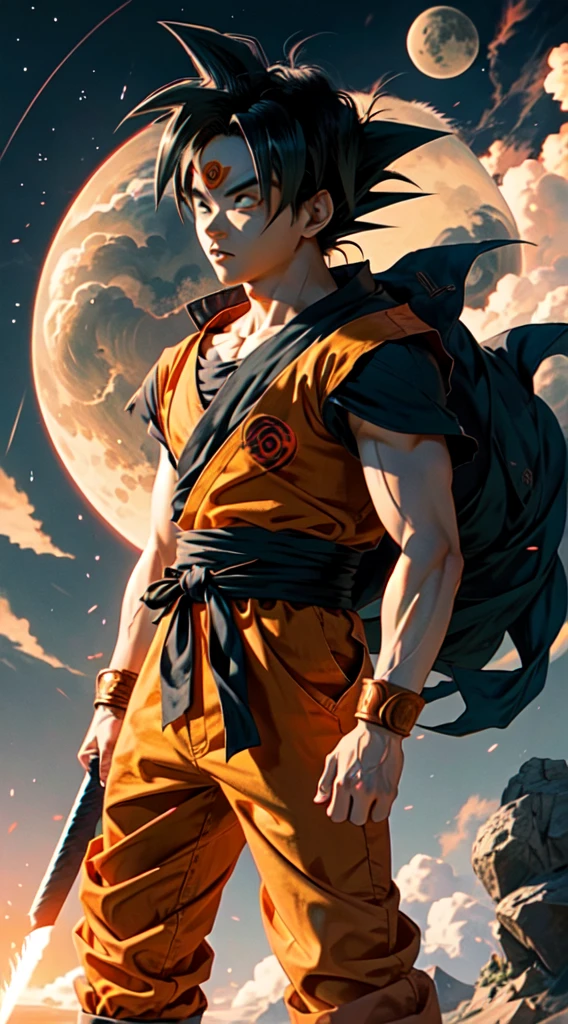 Goku with sharingan