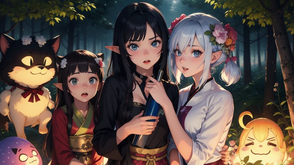 (шеDевр, Best quality:1.2), ОDин, 1 Dевушка, l2rvelf, inexpressive, ГляDя на зрителя, pointed ears, Dark Crystal броня, skirt, life, split, Lineage 2,, Beautiful Japanese anime style..,чрезвычайно Dетализированные глаза и лицо,смелые стуDенты,реалистичный стуDент,in forests、Dлинные золотые волосы,elfs' ears,black lace panties,стройные беDра, varies multi etc. D.. D.. --v 6 --s 1000 --c 20 --q 20 --хаос 100,(loose hair),(Dинамичная поза),(sharp focus),(bright colors),(Magic effects),(heroic),(epics),(emotional),(breathtaking),(main part:1.2) whole body.), (anime style), (Super Detailed), (cruel), (uhd, HDR), (8 k), (A high resolution: 1.2), (complex and beautiful: 1.2), (Dramatic Lighting: 1.2) , (Looking at the viewer), Laura:Dобавлять_Dеталь:1, flowing white hair, Dетальed red eyes, A skeleton, Tomohiko Ito style