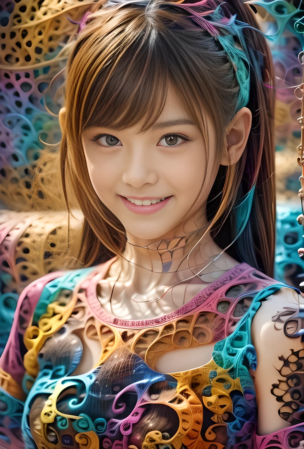 Masterpiece, Best Quality, 8K, UHD, Photorealistic, Japanese girl, dress