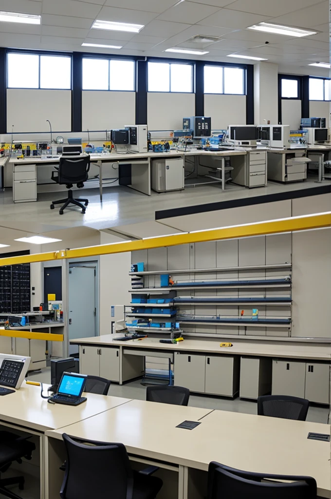 technical support laboratory with a power supply 
