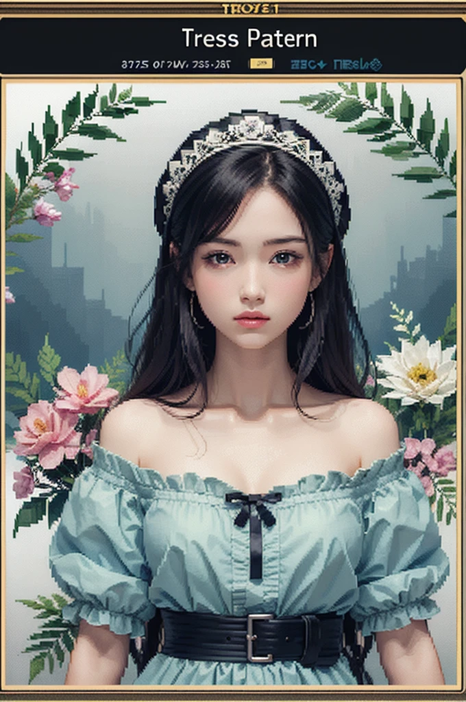 cross stitch pattern, pixelart