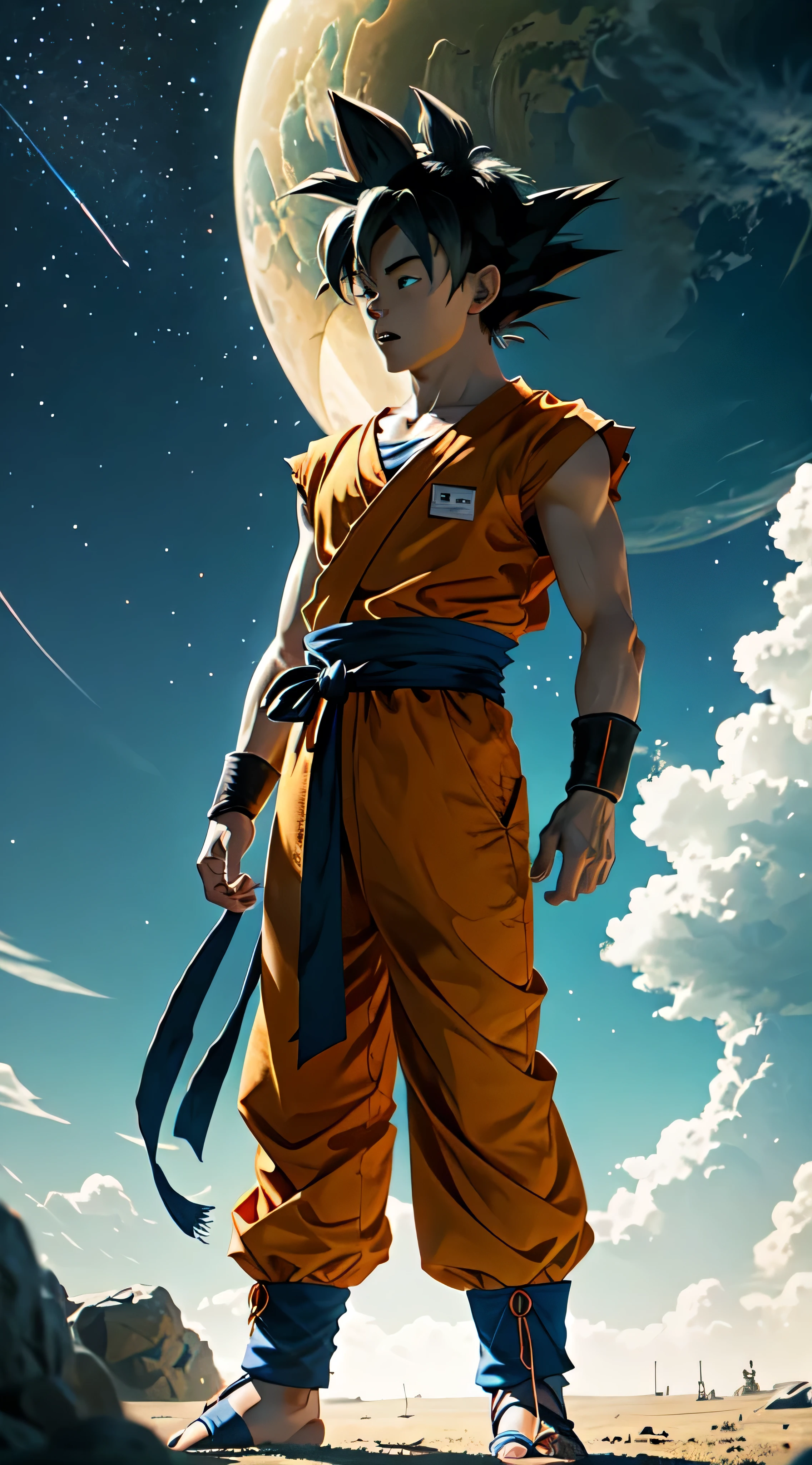 Goku talking to god