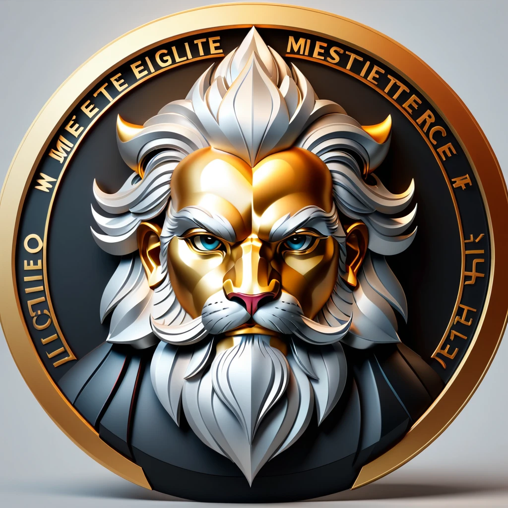 (best quality, 4k, 8k, highres, masterpiece:1.2), ultra-detailed, intelligence, wisdom logo design,illustration