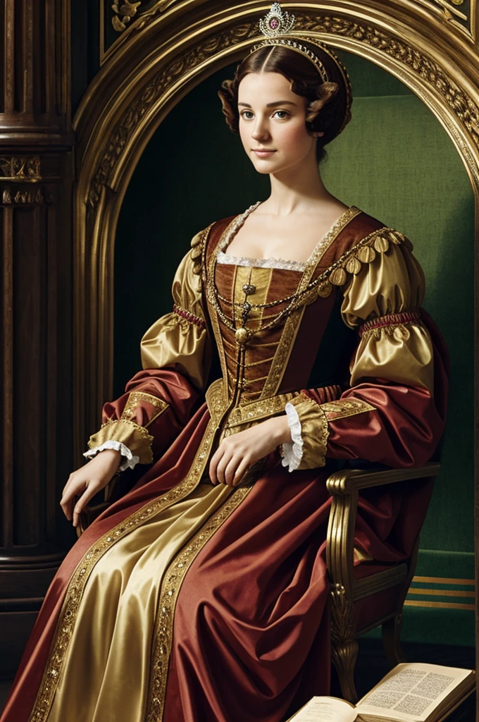 Royal cat in renaissance costume
