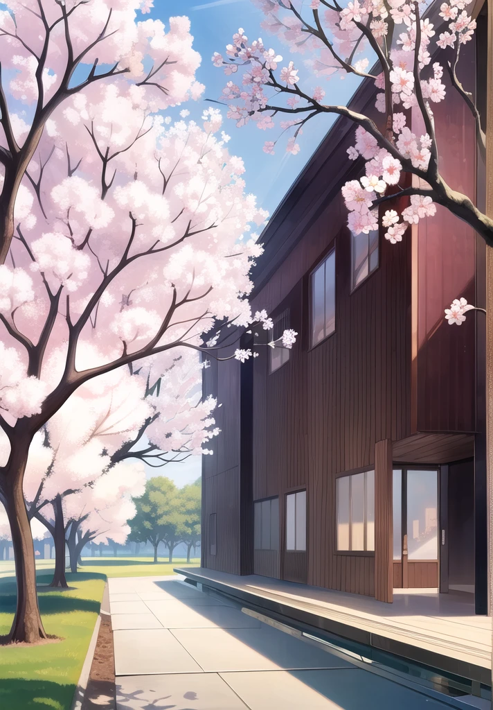 big blossom tree background,