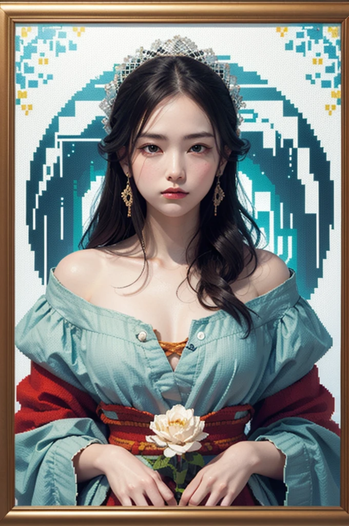 cross stitch pattern, pixelart