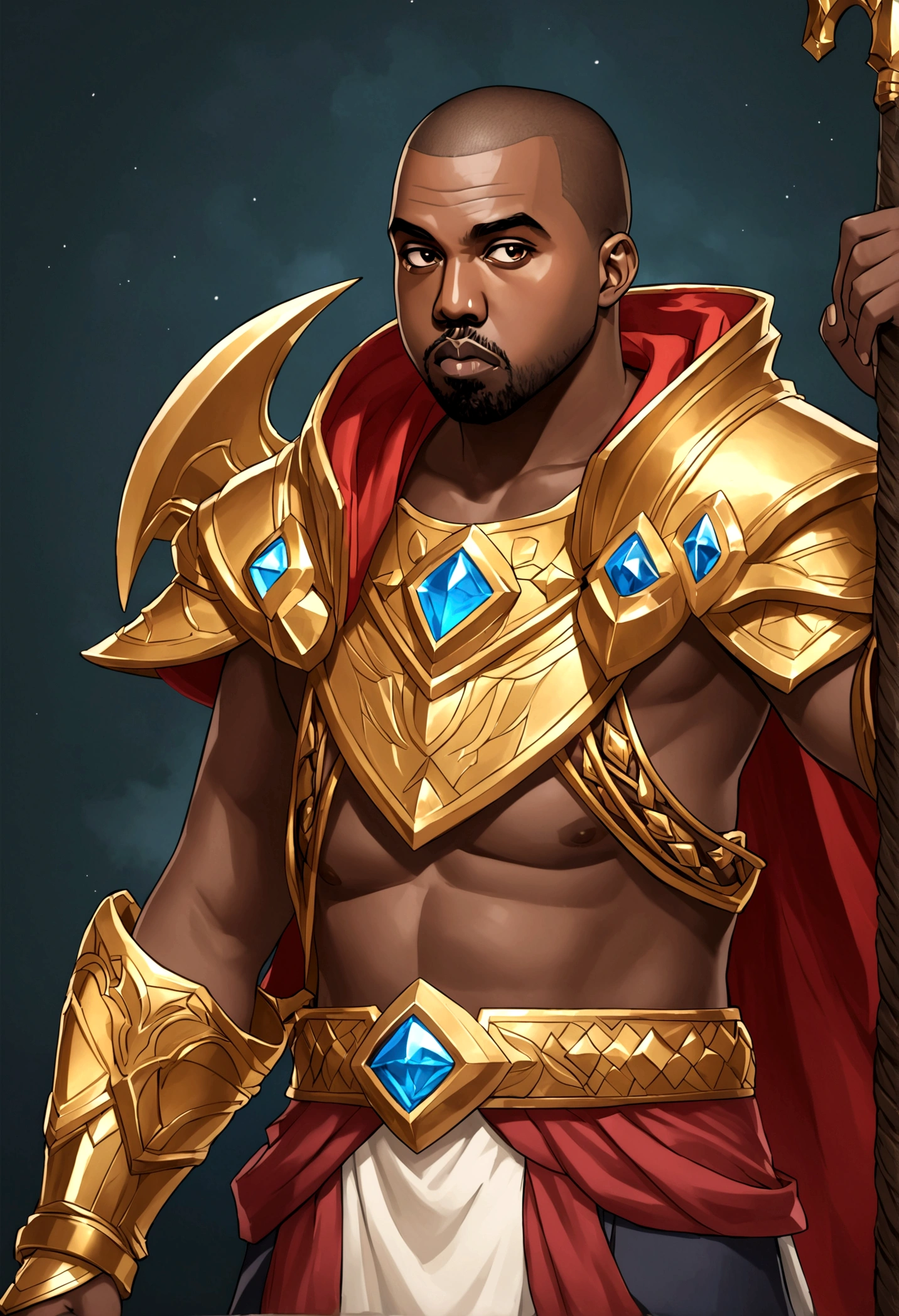 kanye west as a league of legends character