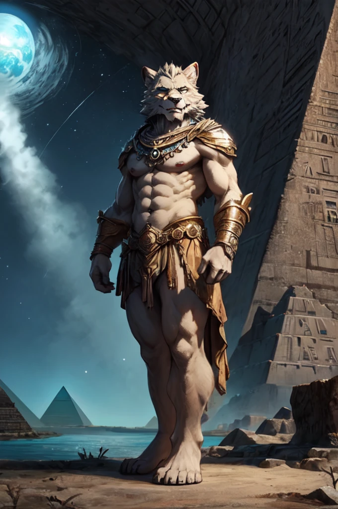(((Barefoot furry character, full body, cinematic setting, furry male, plantigrade)))
See the earth at the peak of it's glory -
Days that are long gone.
The greatest empire of the ancient times
Behold the light so bright it blinds your eyes!
((Atlantis!))
Ancestor of Mankind
Those who have united
The earth under One Name
See the greatest city stand
In Anabiosis
What has once ruled all the world -
Mighty Poseidonis!
The great ((pyramids)) in place
Shelter us from danger,
We send ships to distant worlds,
Fearing not their anger.
BREAK, ((science-fiction scenery)), hitech civilization, intricate details, highly detailed, extreme detail, octane render, fine art, best quality, highres, (detailed face:1.5), ((full_body)), respecting golden ratio, UHD, (((perfect hands))), low light