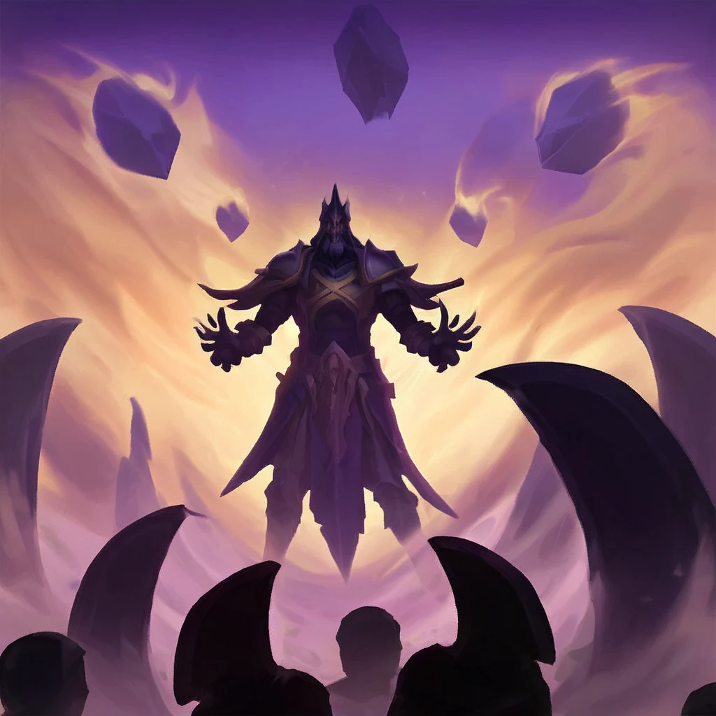 I want an icon of a Dark mists appear above the targets. Those with these mists are melted into black mist