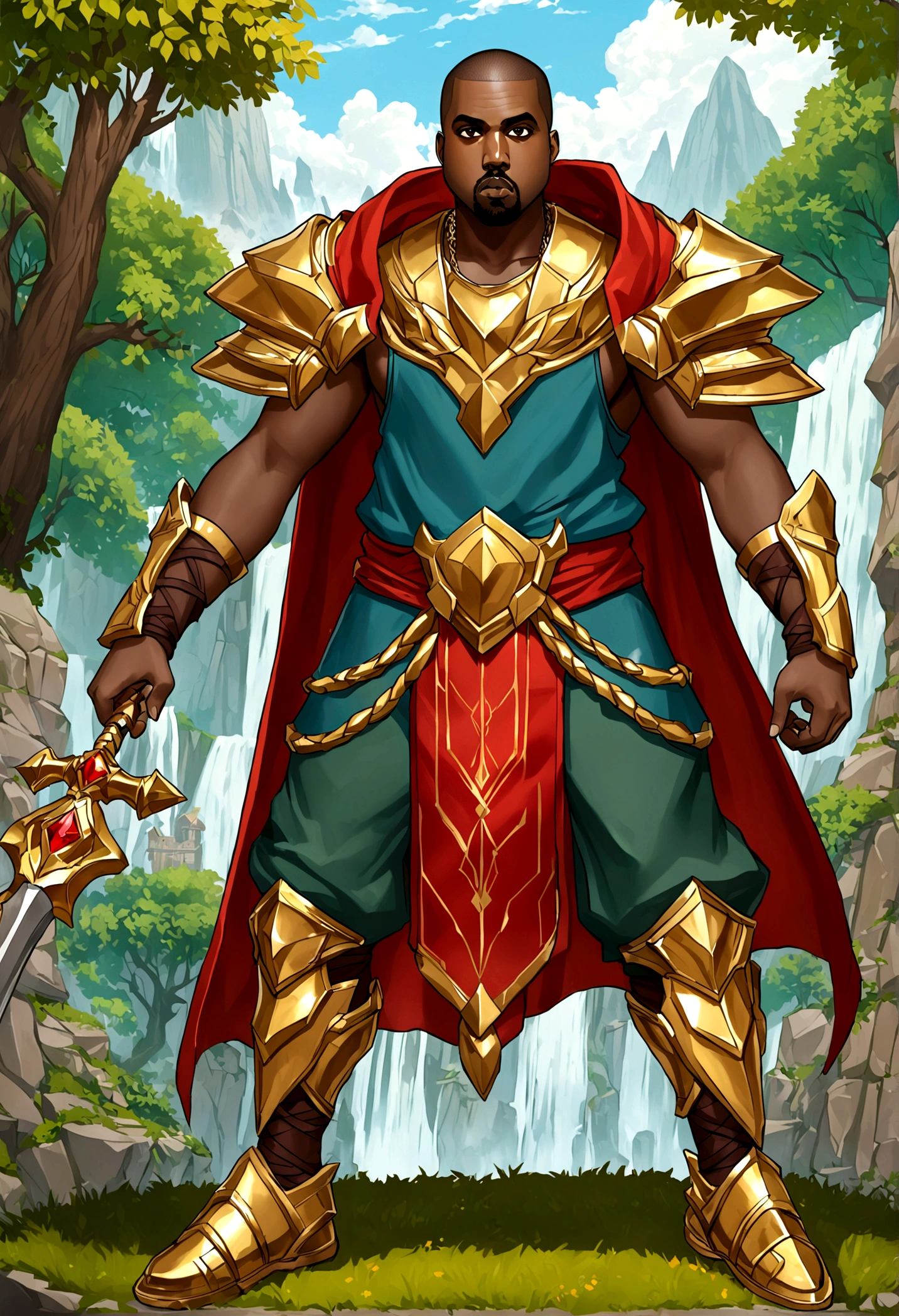 kanye west as a league of legends character epic amazing