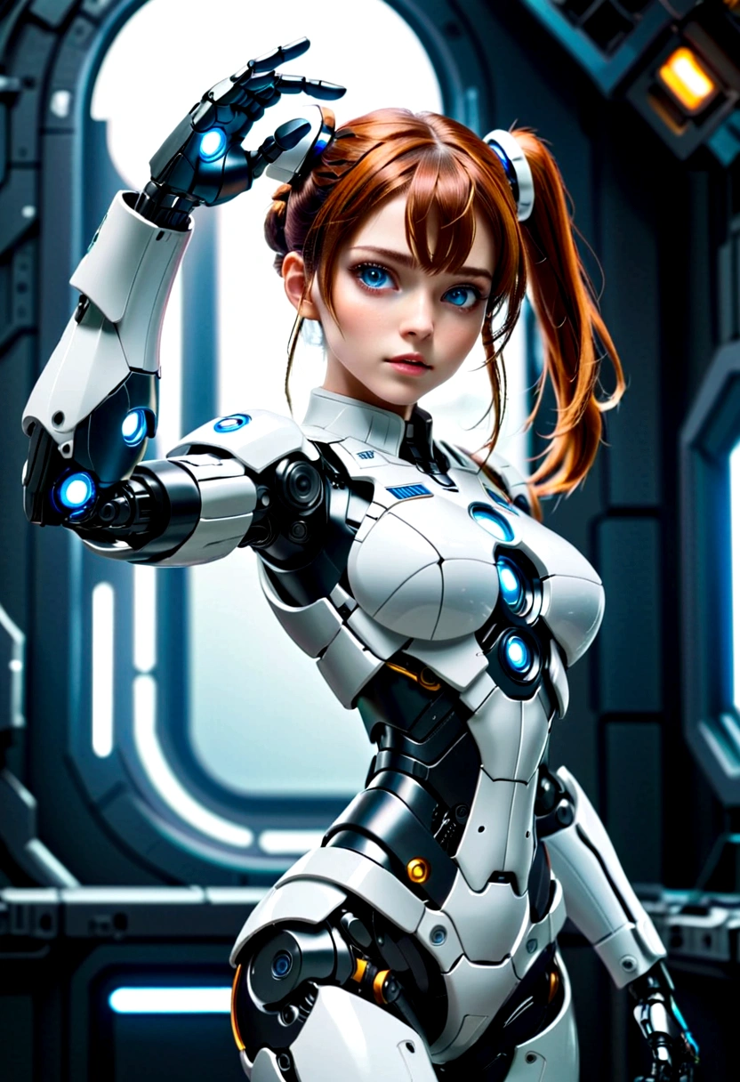 best quality, ultra high res, (photorealistic:1.4), 1girl,nice detailed eyes, heavy eye makeup, slim waist, blush, detailed eye makeup, puffy eyes, solo, perfect anatomy, (busty), (cleavage),(slender),(pink hair:1), (looking at viewer),(marine blue eyes),(smile),(happy),(pigtails),(long hair),nsfw,depth of field,detail face, shiny skin, nice detailed eyes, heavy eye makeup, slim waist, blush, detailed eye makeup, solo, perfect anatomy,(full shot body:1.4) photo of android woman, 70s, retrofuturism, masterpiece, (photorealistic:1.4), best quality,beautiful lighting,stage,ray tracing, space background, ( very detailed background, detailed complex busy background : 1.4 ), sharp focus, volumetric fog, 8k uhd, dslr, high quality, film grain, photorealism, lomography , at ( forest ), view from below , translucency , (HDR:1.2), Mar,robot,<lora:chilloutmixgd_v10:1>