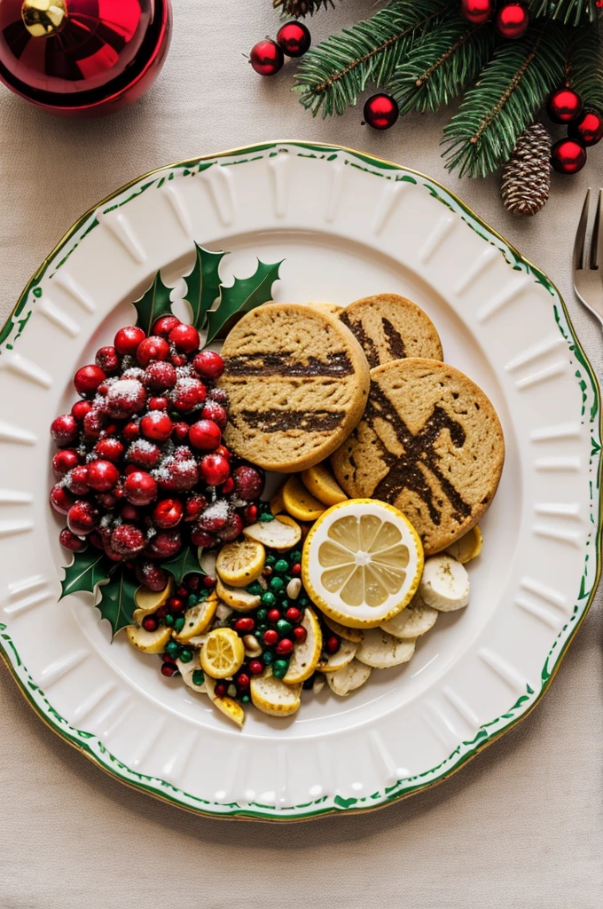 Christmas plate 