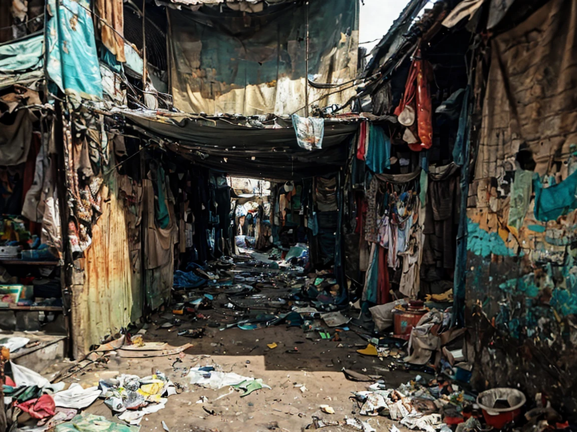 Realistic amateur photo posted to facebook ,Slum Mall
