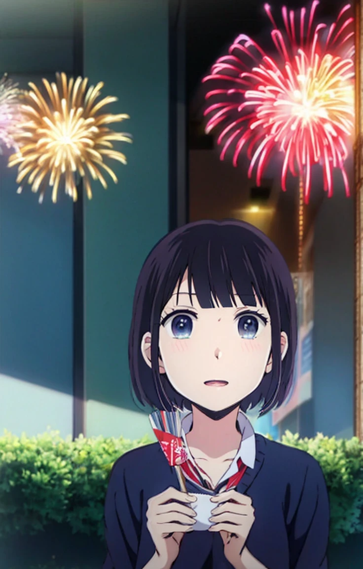 Yasuraoka Fireworks,Incitement,Look up