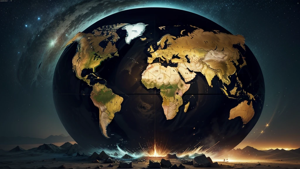 Prompt para Thumbnail do Vídeo: "Journey Through Human Adversity – A Historical Playlist"
texto:
"Journey Through Human Adversity – A Historical Playlist"
Elementos visuais:
center image:
A globe divided into several sections, each representing different historical adversities (Wars, natural disasters, economic crises, etc.).
A road or path winding around the globe, symbolizing the journey of humanity.
Representative icons:
Little icons or illustrations along the way that represent the themes of the songs, como um soldado para Wars, um vulcão para natural disasters, uma bolsa de valores para economic crises, etc.
colors:
Use a contrasting color palette, com tons de vermelho, orange e yellow para representar adversidades, e tons de green and blue para esperança e resiliência.
texto e Fontes:
"Journey Through Human Adversity" in a large, striking font at the top.
"A Historical Playlist" em uma fonte menor, Just below the main title.
Use a font that is readable and eye-catching, with a shadow effect to highlight text.
Efeitos:
Add a glow or light effect around adversity icons to make them stand out.
Use a slight blur in the background to highlight the globe and the path.
Exemplo de Prompt:
"Crie uma thumbnail impactante para o vídeo 'Journey Through Human Adversity – A Historical Playlist'. The image must present a globe divided into sections, each representing different historical adversities. A path winds around the globe, symbolizing the journey of humanity. Pequenos ícones ao longo do caminho representam temas como Wars, natural disasters e economic crises. Use contrasting colors with shades of red, orange, yellow, green and blue. O título 'Journey Through Human Adversity' deve ser grande e impactante, com 'A Historical Playlist' logo abaixo em fonte menor. Add glow and blur effects to de-