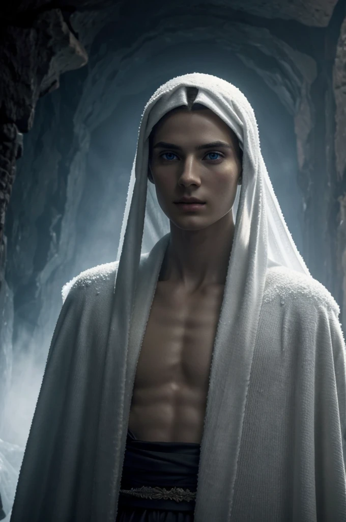 The other party was tall, facial features beautiful and profound, temperament as cold as ice, pale and bloodless skin that had not seen the sun in a long time, and his eyes were as dark as a bottomless abyss, where even the brightest ray of sunshine could not enter.