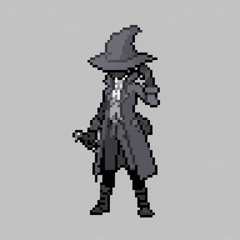 bloodborne  character .simple background