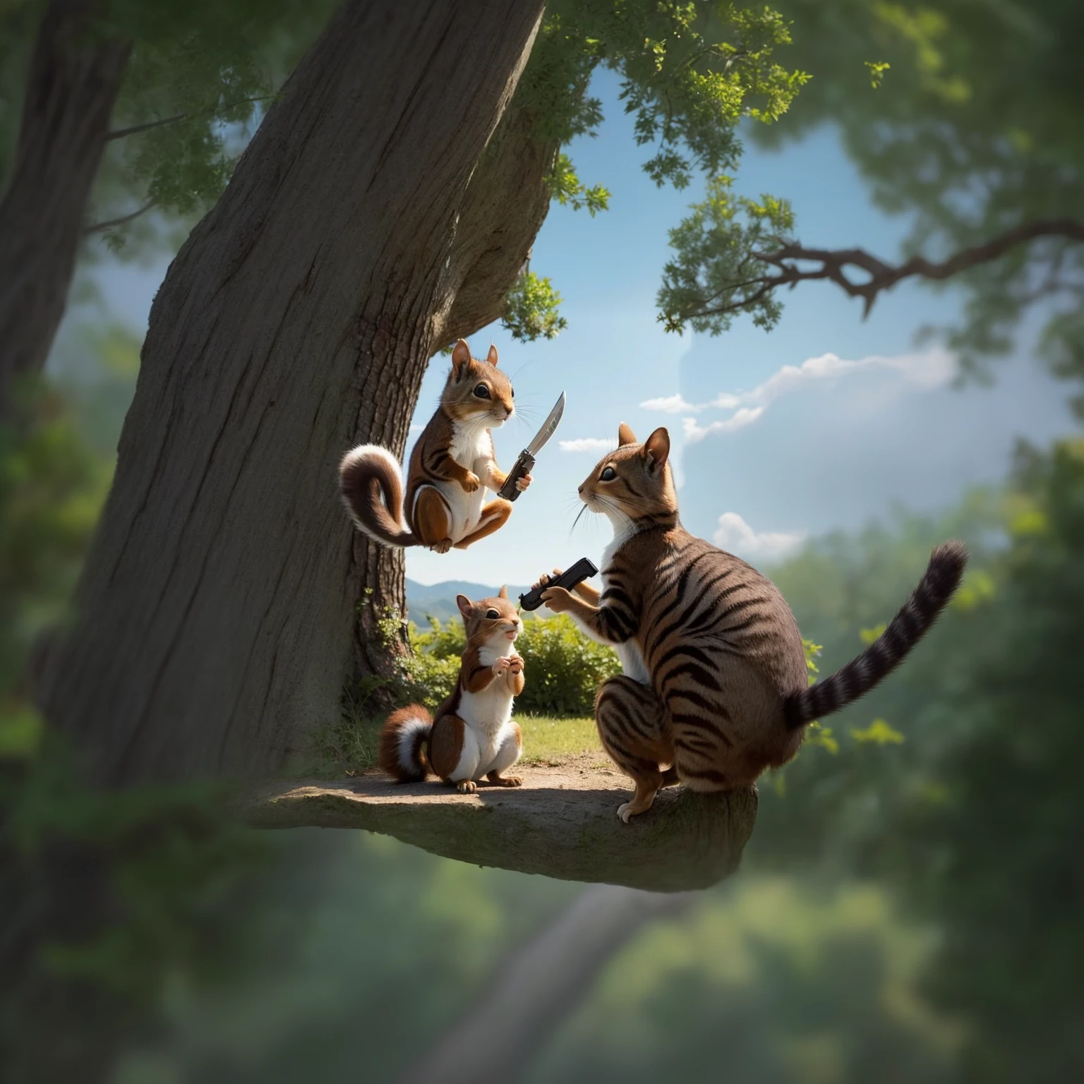 Make more cats and squirrel