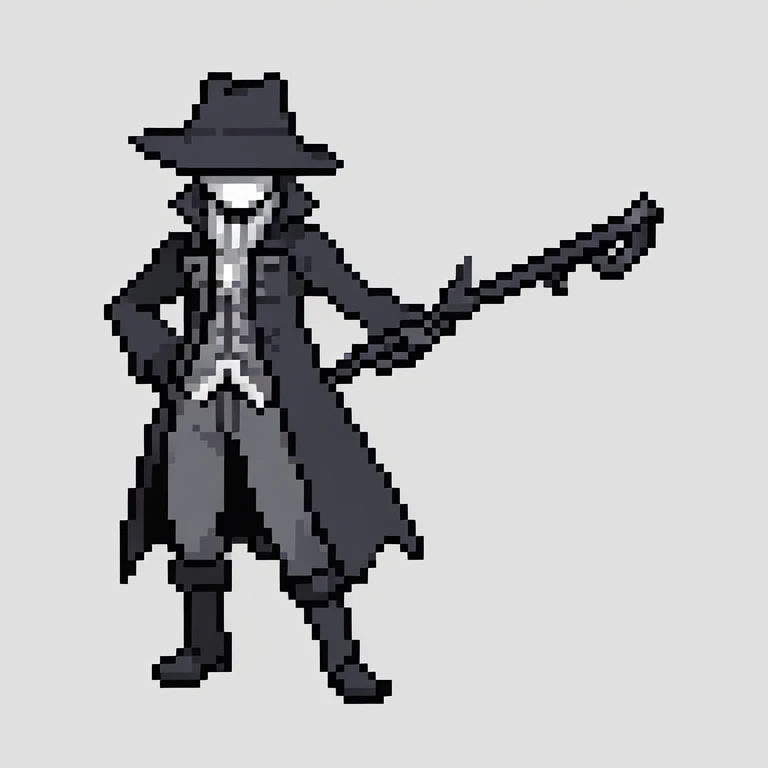 bloodborne character .simple background