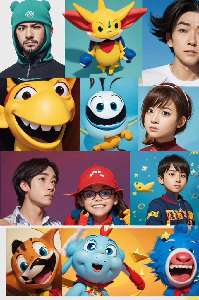 Cartoon Characters,main character
