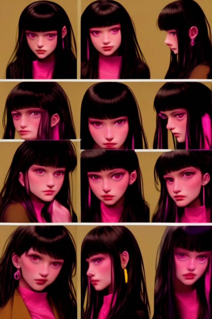 Photorealistic digital painting, modern girl Vegeta + branca de neve Devil fênix negra with the image of a black urso in a pleasing mix, taking inspiration from detailed forms of, dressed in an illustrious pink black yellow purple jaketa Hood red enhanced by the artistic styling of artists like Jose Royo, Boris Vallejo, Julie Bell, Carne Griffiths, Benedick Bana, Brian Froud, Eric Wallis, combines the mystique of fantasy