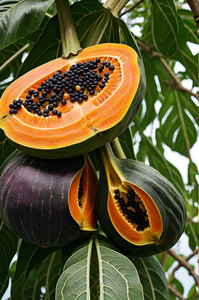 Papaya at the top