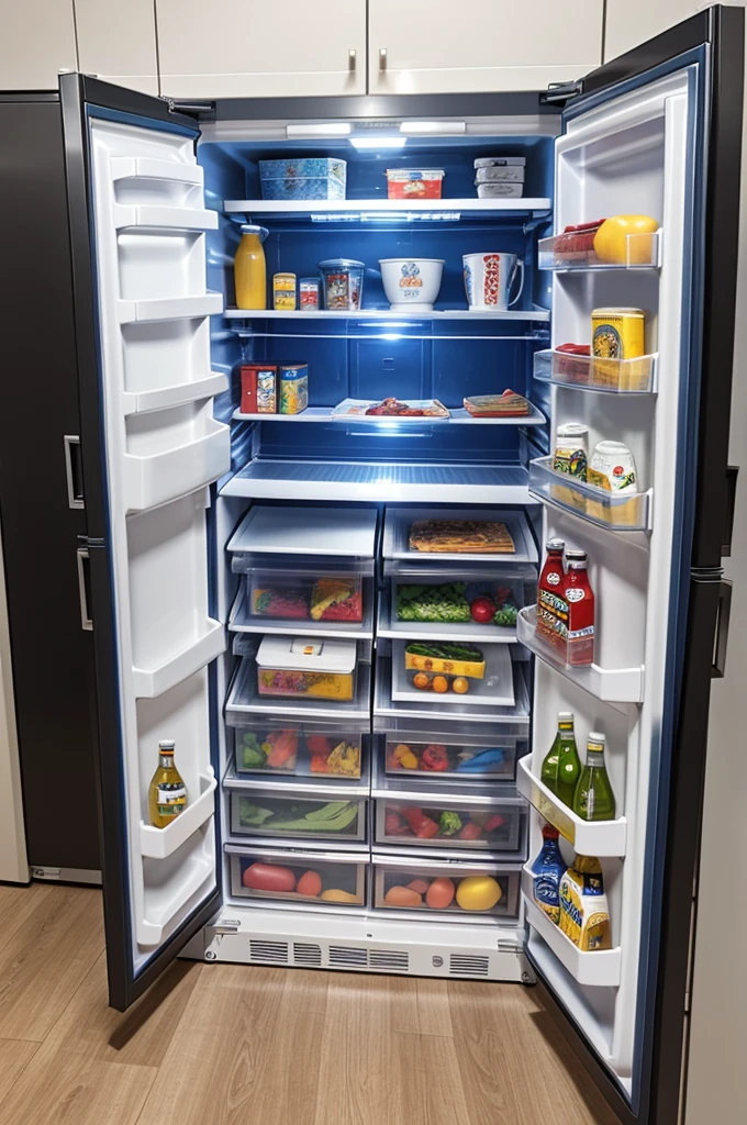 Police check fridge 