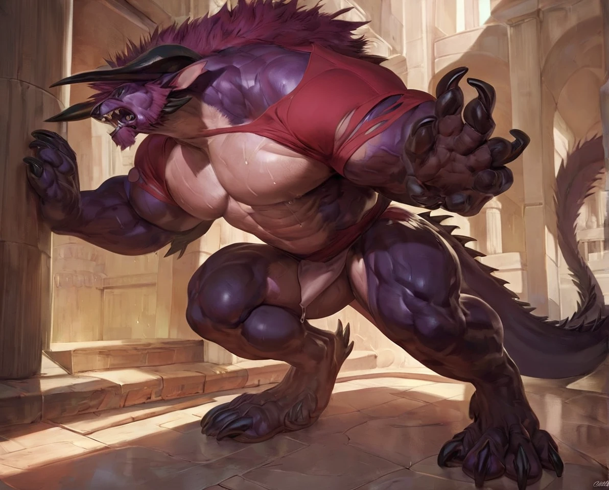 male human to behemoth transformation, solo, masterpiece, best art, full body, by darkgem, by patto, by oouna, by alpha0, torn shirt, detailed hands, detailed eyes, detailed torso, painful expression, transformation, pecs, abs, big muscles, hyper muscles, body size growth, muscle growth, muscle size difference, muscle tone, size difference, size transformation, veiny, sweat, aroused, precum