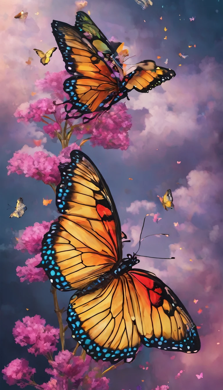 Create a never seen before butterfly nft