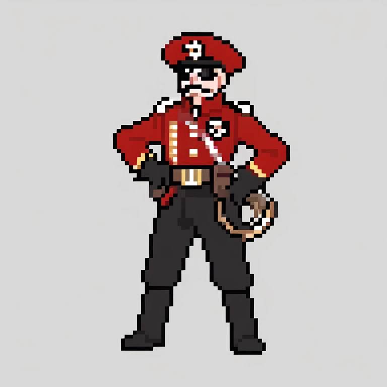 commissar. simple background
